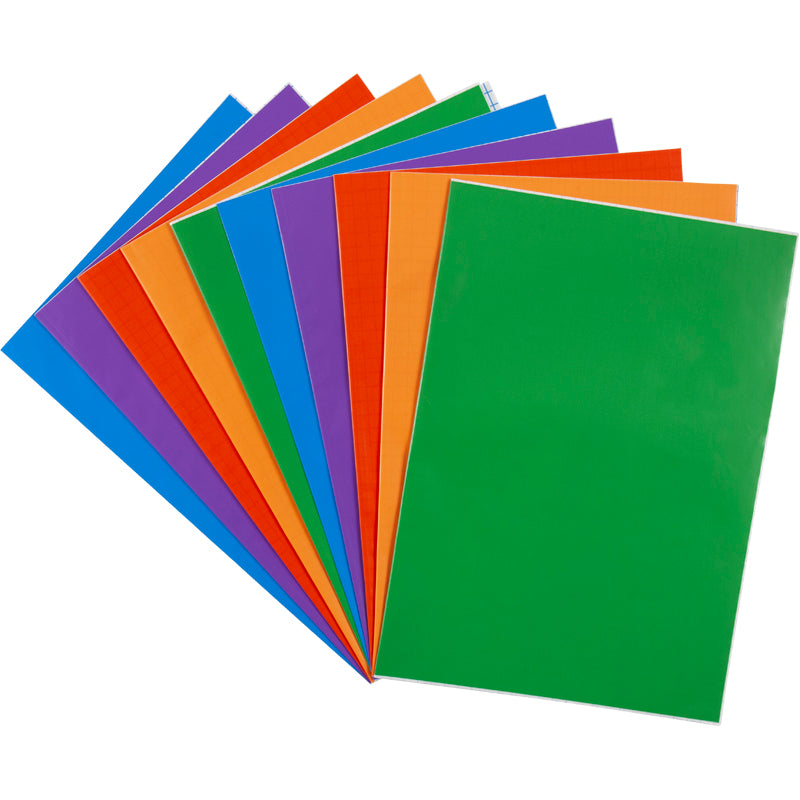 Плівка самоклеюча для книг Kite K20-308, 50x36 см, 10 штук, асорті кольорів
