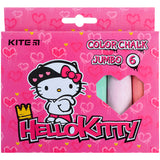 Крейда кольорова Kite Jumbo Hello Kitty HK21-073, 6 кольорів Крейда кольорова Kite Jumbo Hello Kitty HK21-073, 6 кольорів