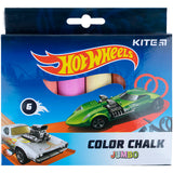 Крейда кольорова Kite Jumbo Hot Wheels HW21-073, 6 кольорів Крейда кольорова Kite Jumbo Hot Wheels HW21-073, 6 кольорів
