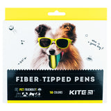 Фломастери Kite Dogs K22-448, 18 кольорів Фломастери Kite Dogs K22-448, 18 кольорів