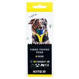 Фломастери Kite Dogs K22-446, 6 кольорів Фломастери Kite Dogs K22-446, 6 кольорів