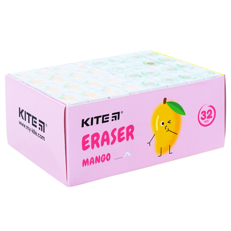 Ластик цветной Kite Fruits K21-375, ассорти