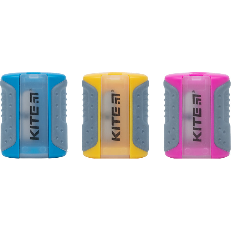 Точилка с контейнером Kite Soft K21-370, ассорти