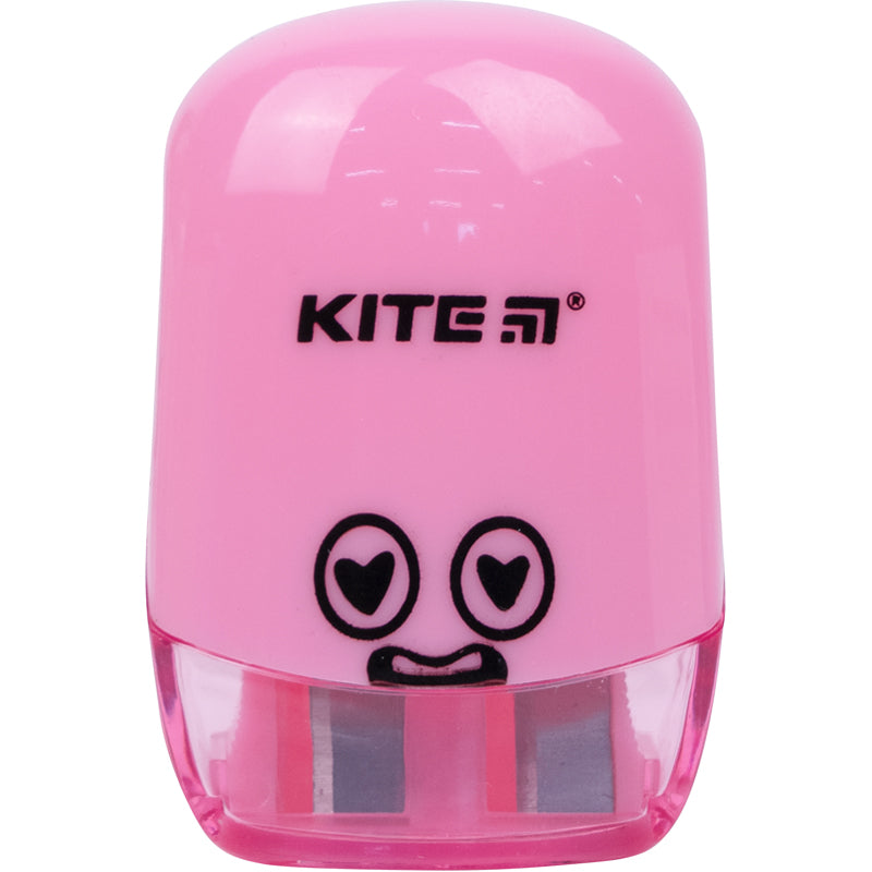 Точилка с контейнером Kite Emotions K21-367, ассорти
