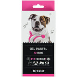 Пастель масляна Kite Dogs K22-071, 12 кольорів Пастель масляна Kite Dogs K22-071, 12 кольорів