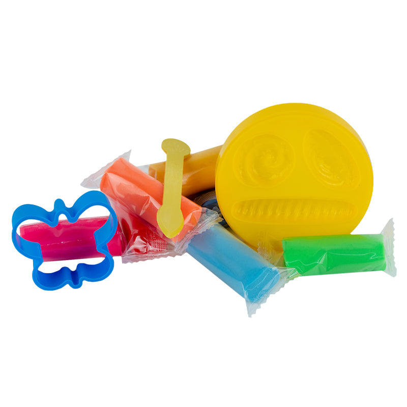 Тісто для ліпки кольорове Kite Dogs K22-137, 8*20 г + 2 формочки + стек