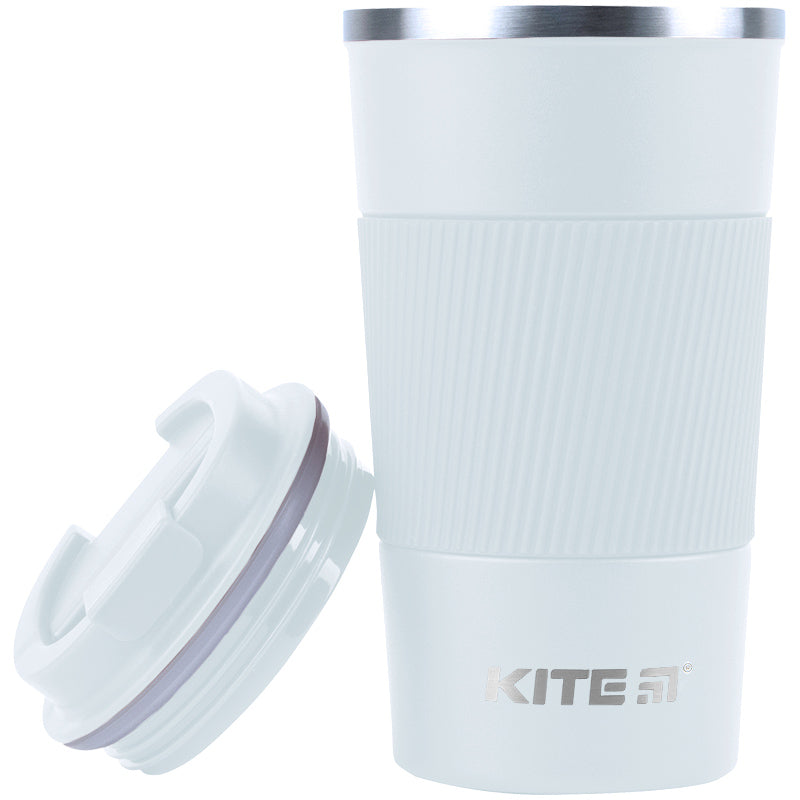 Термокружка Kite K22-458-03, 510 мл, белая