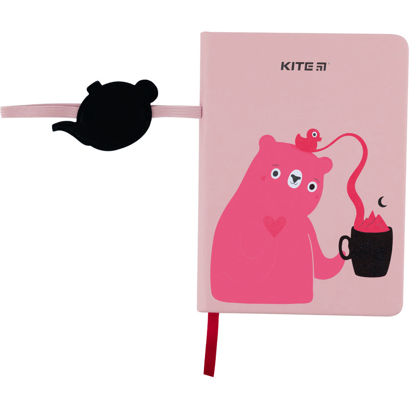 Блокнот Kite Pink Bear K22-464-1, В6, 96 аркушів, клітинка
