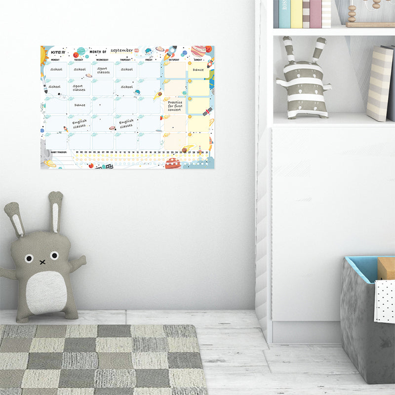 Планер настінний на місяць Kite Space K22-470-1, А3