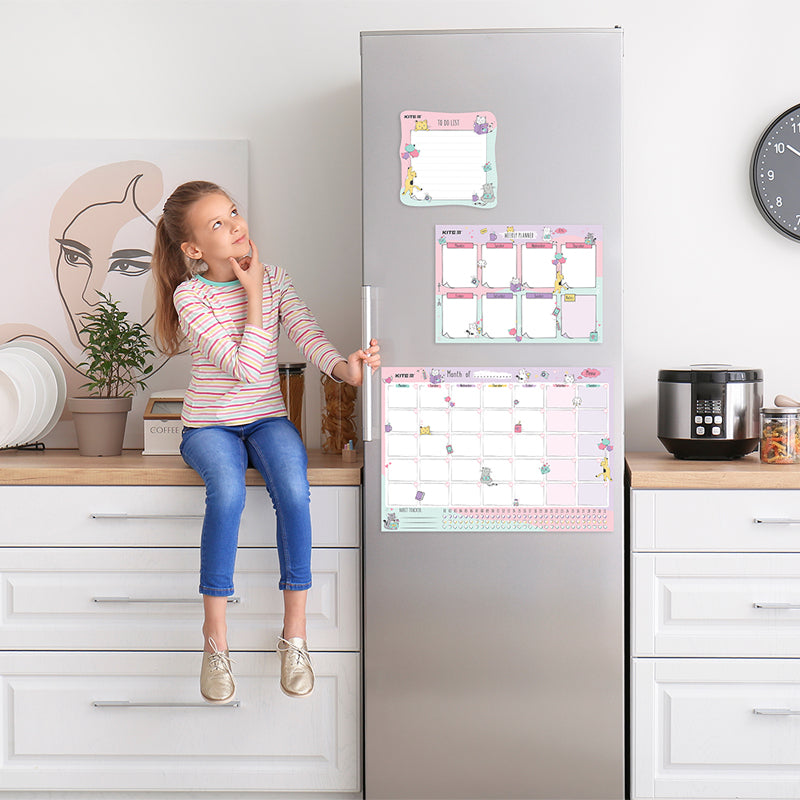 Планер настенный на месяц Kite Cats K22-470-2, А3