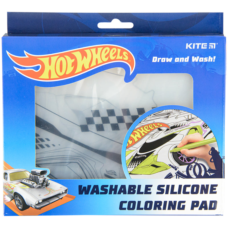 Подложка-раскраска Kite Hot Wheels HW22-424