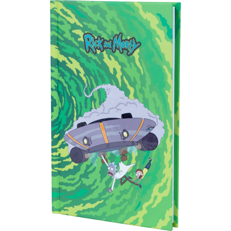 Книга записна Kite Rick and Morty RM22-199-1, тверда обкладинка, А6, 80 аркушів, клітинка