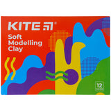 Пластилін восковий Kite Fantasy K22-1086-2, 12 кольорів, 240 г Пластилін восковий Kite Fantasy K22-1086-2, 12 кольорів, 240 г