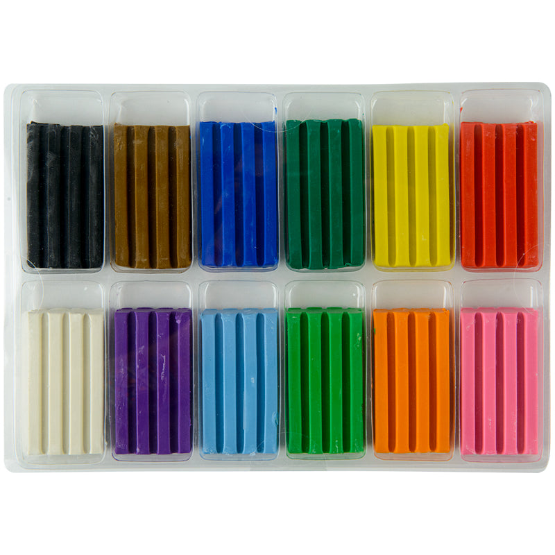 Пластилін восковий Kite Fantasy K22-1086-2, 12 кольорів, 240 г