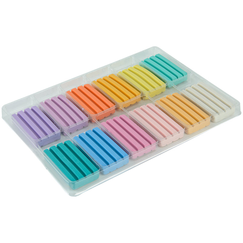 Пластилін восковий Kite Fantasy Pastel K22-1086-2P, 12 кольорів, 240 г