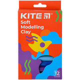 Пластилін восковий Kite Fantasy K22-086-2, 12 кольорів, 200 г Пластилін восковий Kite Fantasy K22-086-2, 12 кольорів, 200 г