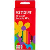 Олівці кольорові Kite Fantasy K22-051-2, 12 кольорів Олівці кольорові Kite Fantasy K22-051-2, 12 кольорів