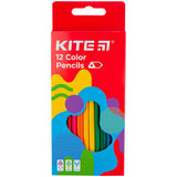 Олівці кольорові тригранні Kite Fantasy K22-053-2, 12 кольорів Олівці кольорові тригранні Kite Fantasy K22-053-2, 12 кольорів