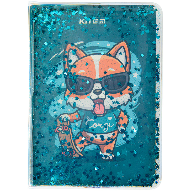 Блокнот Kite Corgi K22-231-2, А6, 80 аркушів, клітинка
