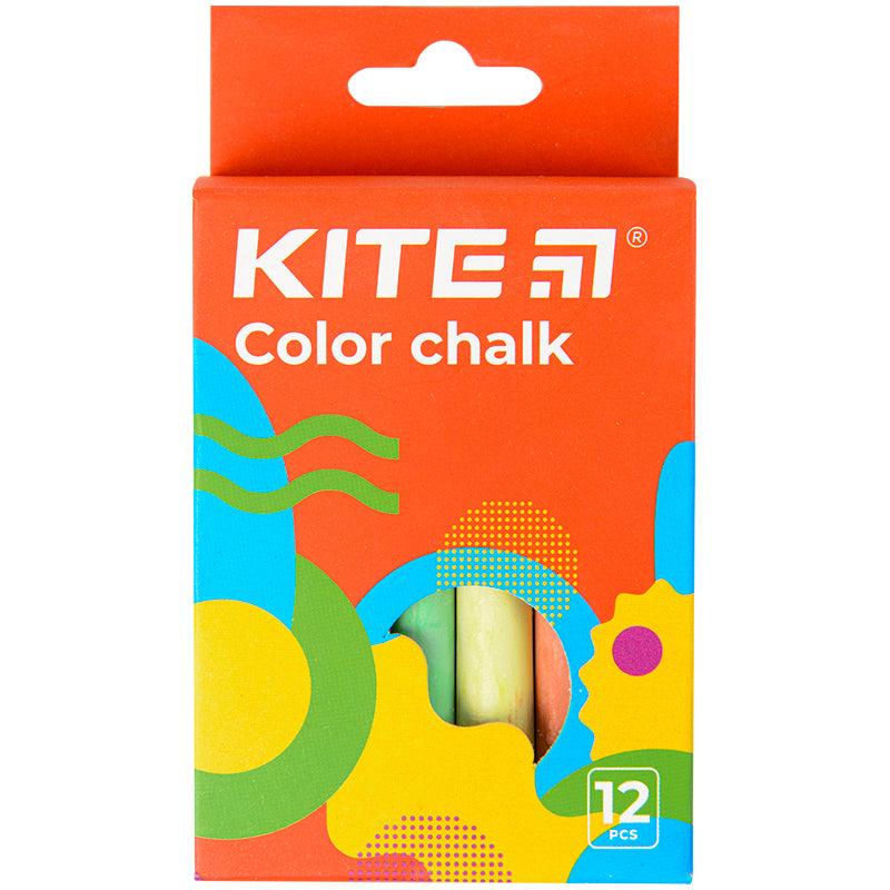 Крейда кольорова Kite Fantasy K22-075-2, 12 штук