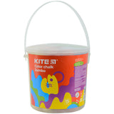Крейда кольорова Kite Fantasy Jumbo K22-074-2, 15 штук у відерці Крейда кольорова Kite Fantasy Jumbo K22-074-2, 15 штук у відерці