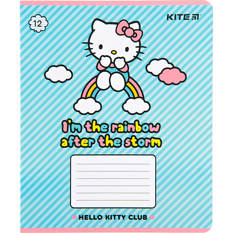 Зошит шкільний Kite Hello Kitty HK22-234, 12 аркушів, лінія