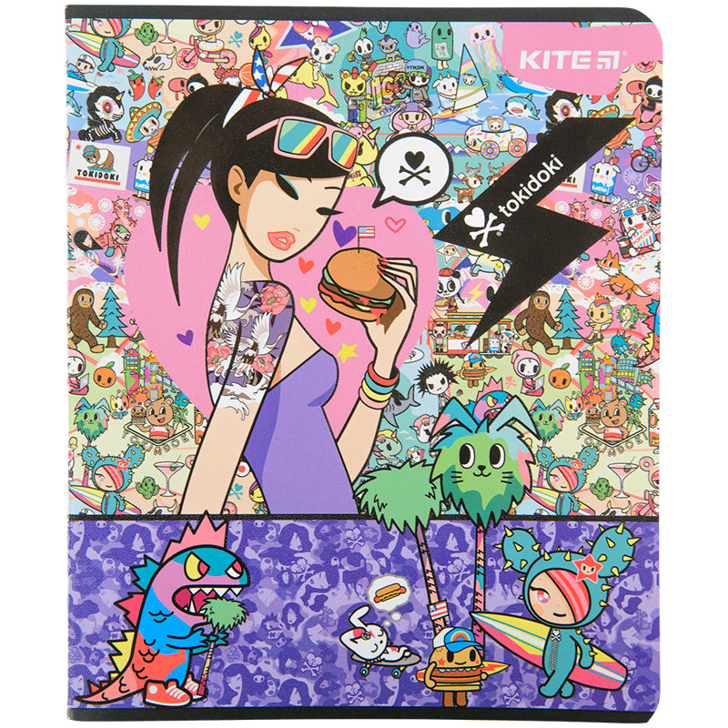 Зошит шкільний Kite tokidoki TK22-259, 48 аркушів, клітинка