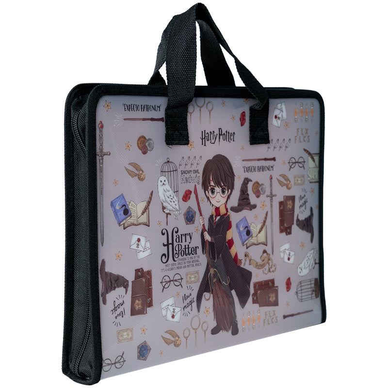 Папка-портфель на блискавці Kite Harry Potter HP23-202, 1 відділення, A4