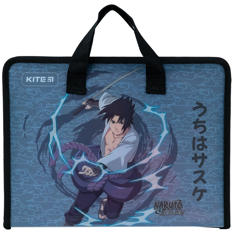 Папка-портфель на молнии Kite Naruto NR23-202, 1 отделение, A4