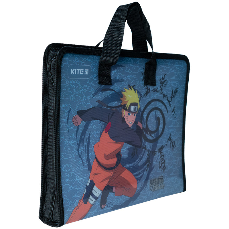 Папка-портфель на молнии Kite Naruto NR23-202, 1 отделение, A4