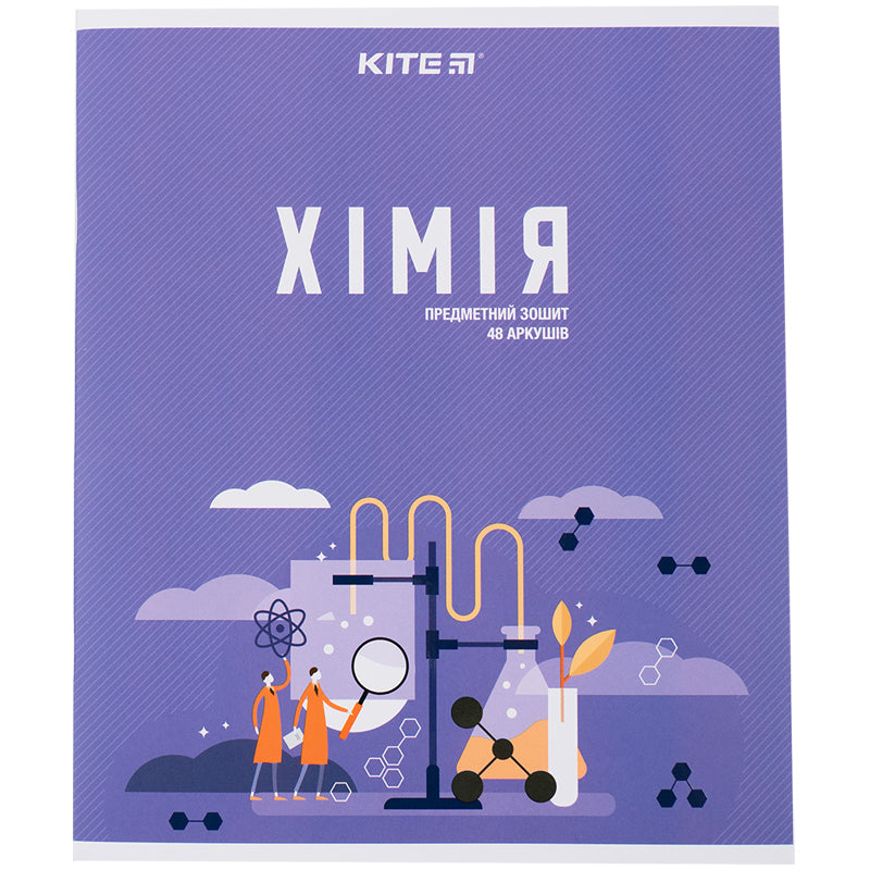 Зошит предметний Kite Urban K23-240-30, 48 аркушів, клітинка, хімія