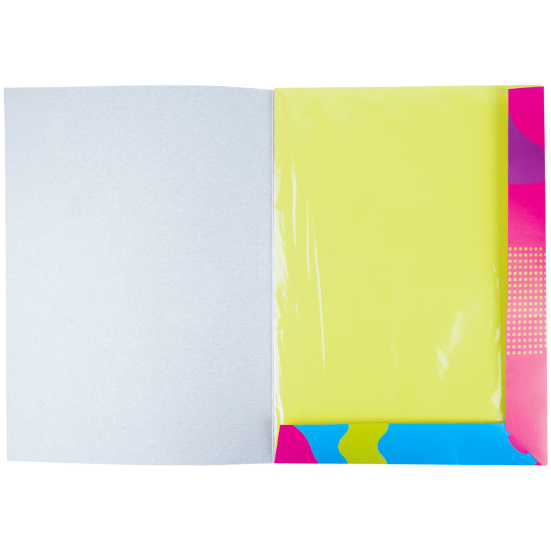 Папір кольоровий неоновий Kite Fantasy K22-252-2, A4