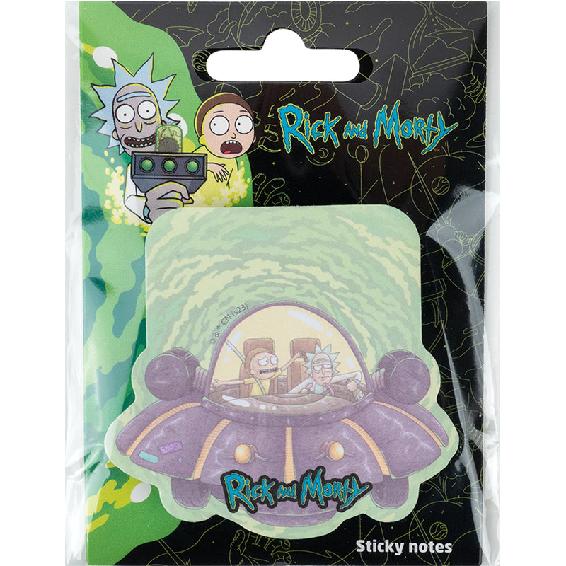 Блок паперу з клейким шаром Kite Rick and Morty RM23-298-1, 70х70 мм, 50 аркушів
