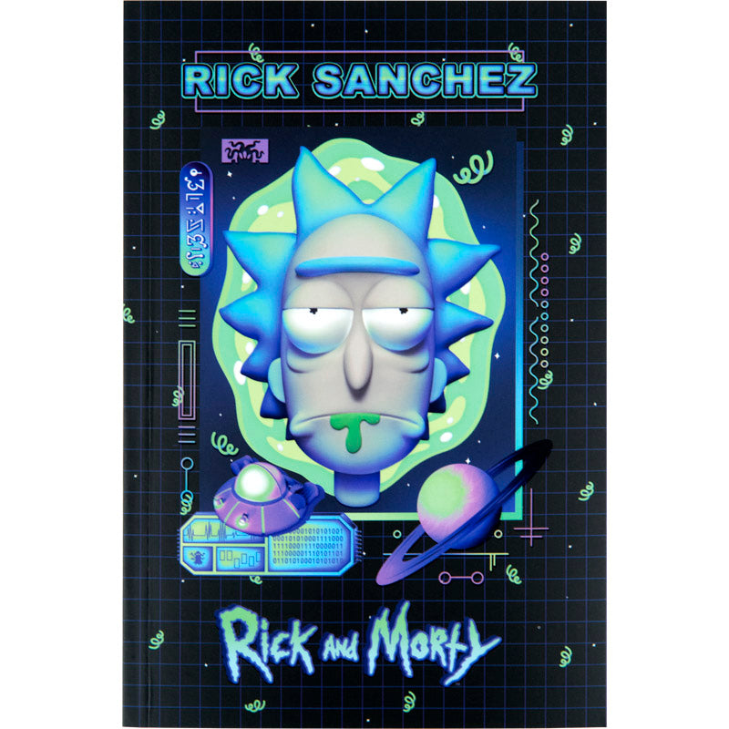 Блокнот Kite Rick and Morty RM23-193-1, термобіндер, А5, 64 аркуші, нелінований