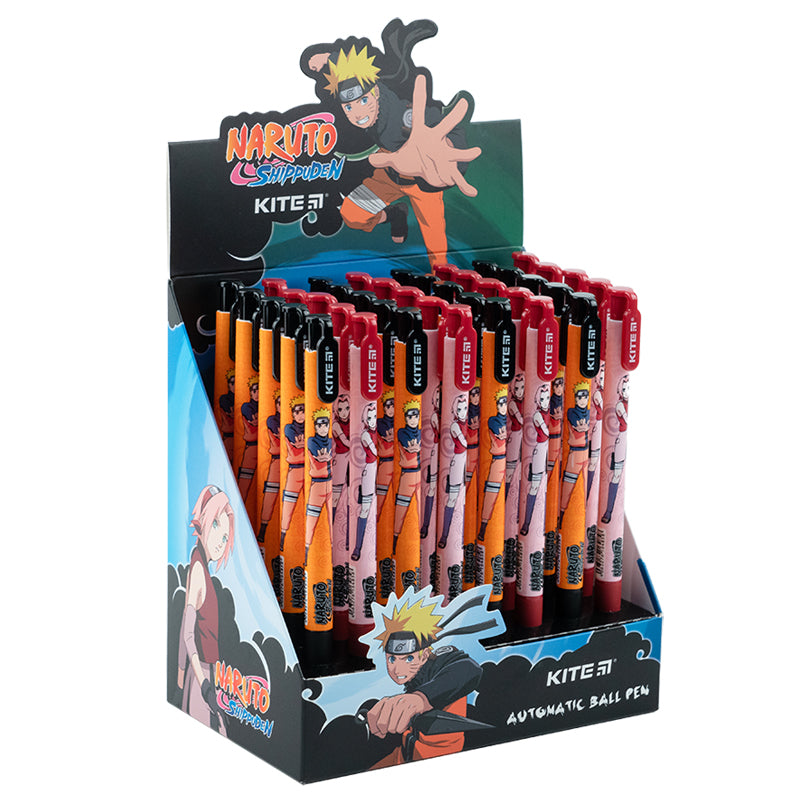 Ручка кулькова автоматична Kite Naruto NR23-363, синя