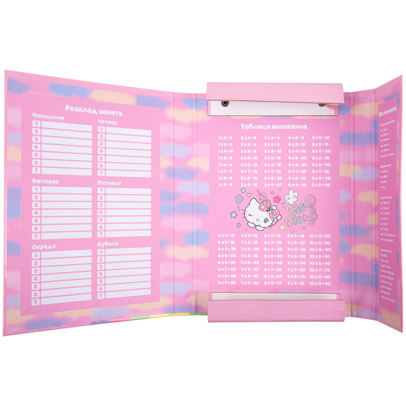 Папка для зошитів на гумці Kite Hello Kitty HK23-210, картон