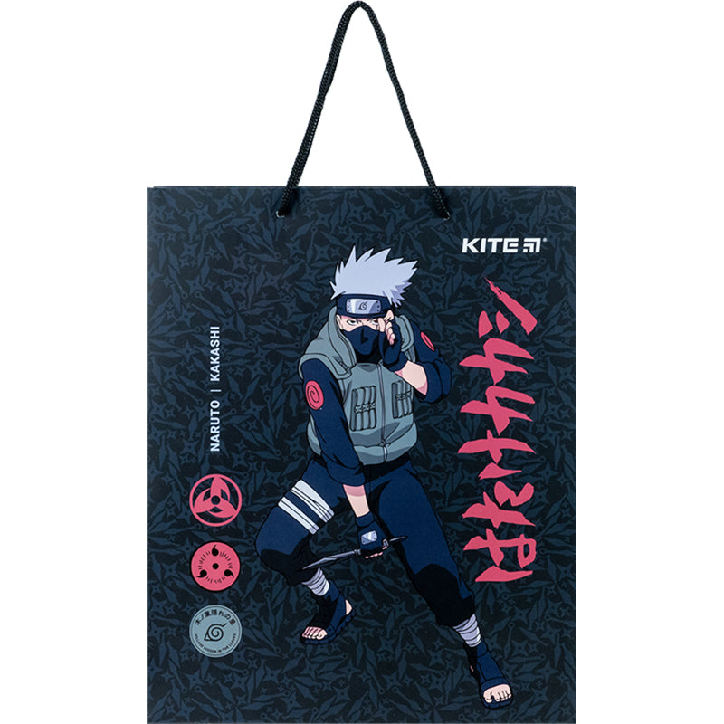 Пакет бумажный подарочный Kite Naruto NR23-266, 26х32см