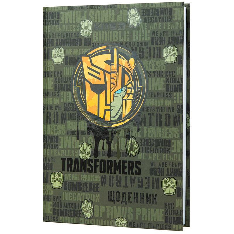 Щоденник шкільний Kite Transformers TF23-262, тверда обкладинка
