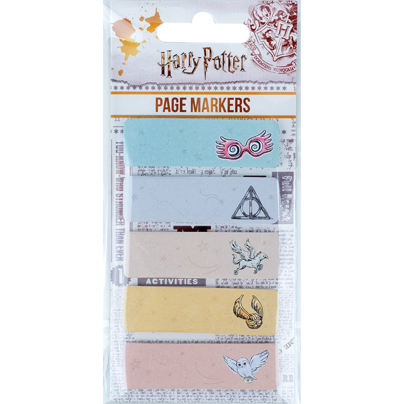 Закладка бумажная с рисунком Kite Harry Potter HP23-480, 100 шт, 5х15х50 мм, прямоугольная