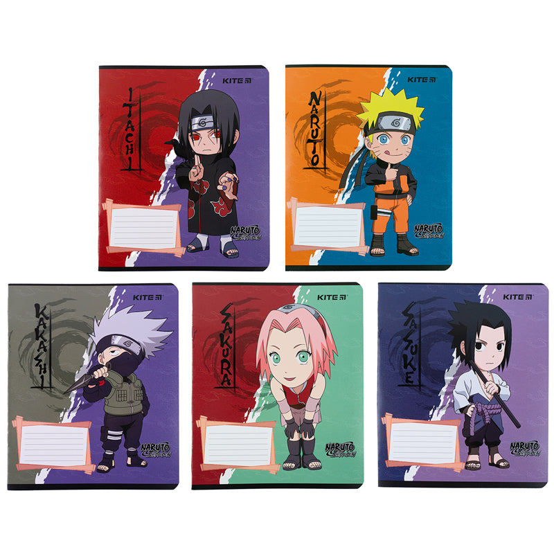 Тетрадь школьная Kite Naruto NR23-232, 12 листов, клетка