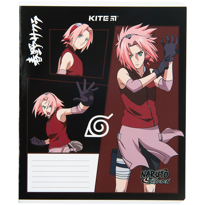 Тетрадь школьная Kite Naruto NR23-237, 18 листов, в линию