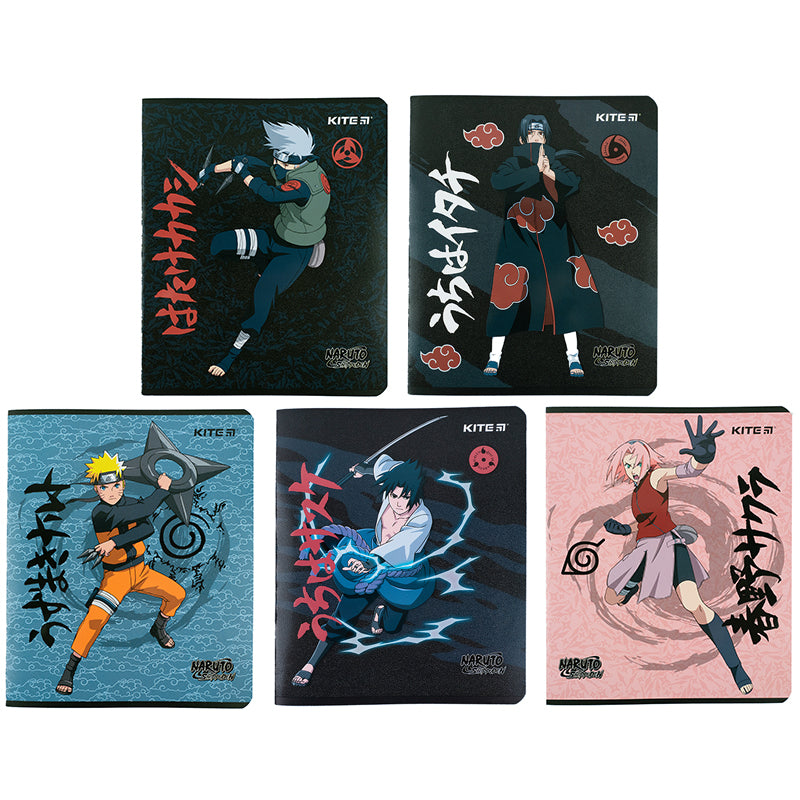 Тетрадь школьная Kite Naruto NR23-238, 24 листа, клетка
