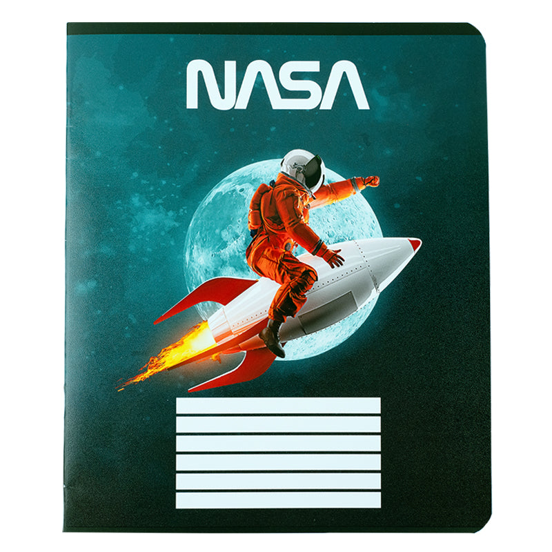 Тетрадь школьная Kite NASA NS23-236, 18 листов, клетка