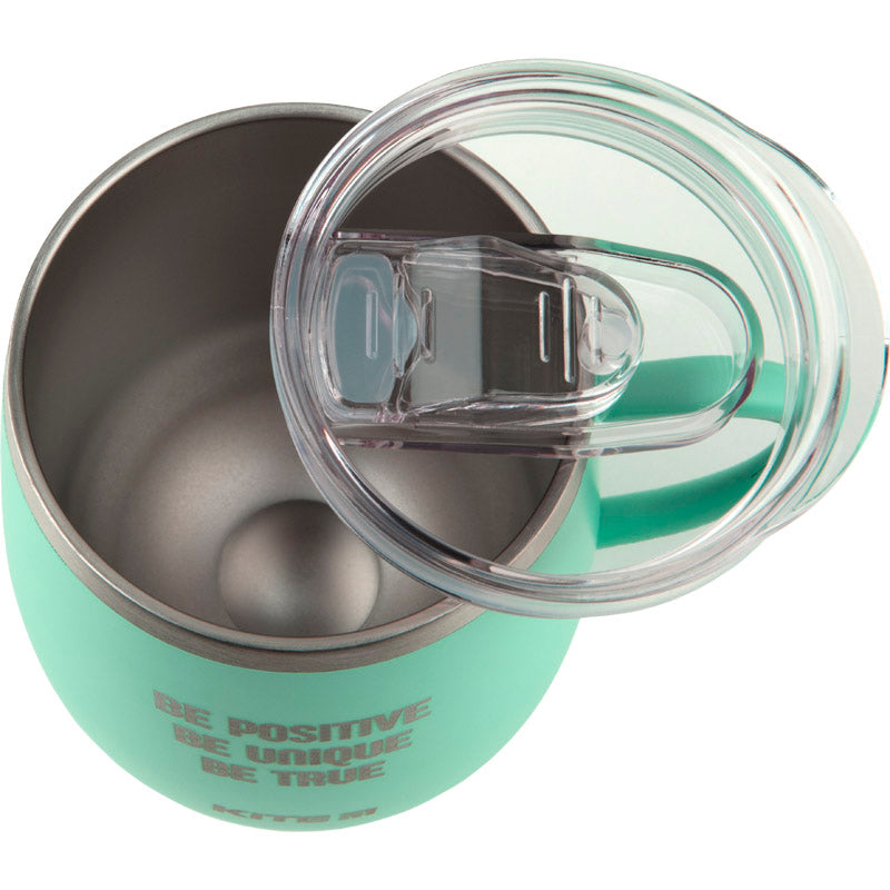 Термокружка Kite K22-378-02-2, 360 мл, бирюзовая Be positive