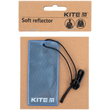 Подвеска мягкая светоотражающая Kite K23-109-5, прямоугольная, синий индиго Подвеска мягкая светоотражающая Kite K23-109-5, прямоугольная, синий индиго