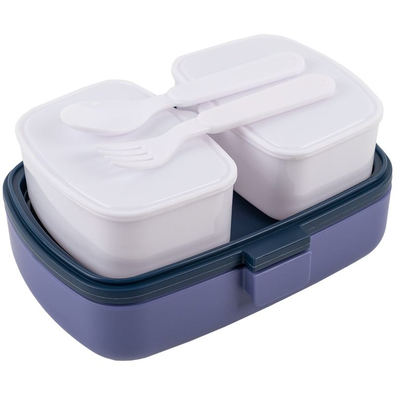 Ланчбокс с наполнением Kite K23-180-3, 1150 мл, черный