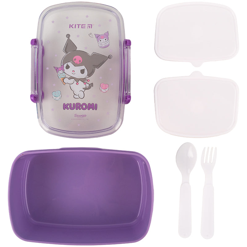 Ланчбокс с наполнением Kite Kuromi HK23-181-1, 750 мл