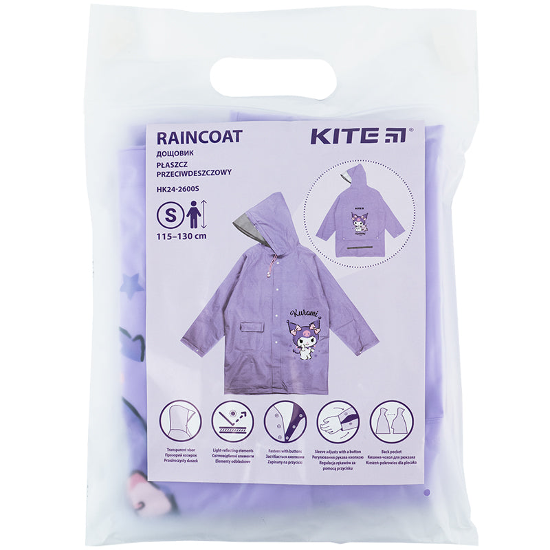 Дождевик детский Kite Kuromi HK24-2600S