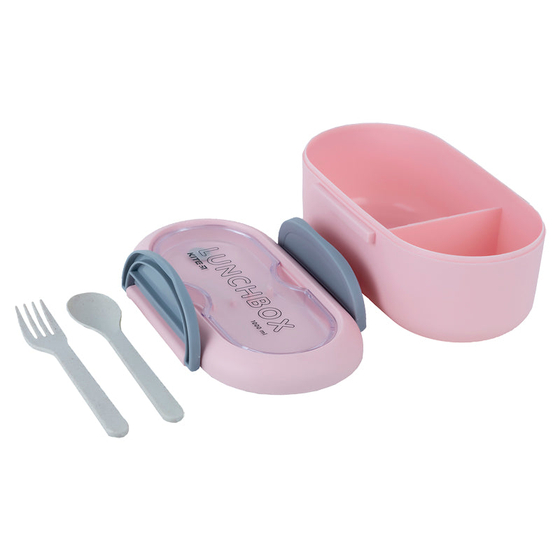 Ланчбокс з розділювачем Kite K23-185-3, 1000 мл, рожевий