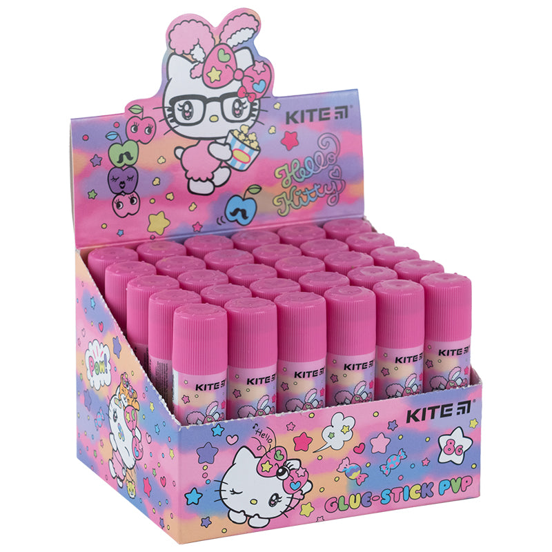 Клей-олівець з індикатором PVP Kite Hello Kitty HK23-130, 8 г